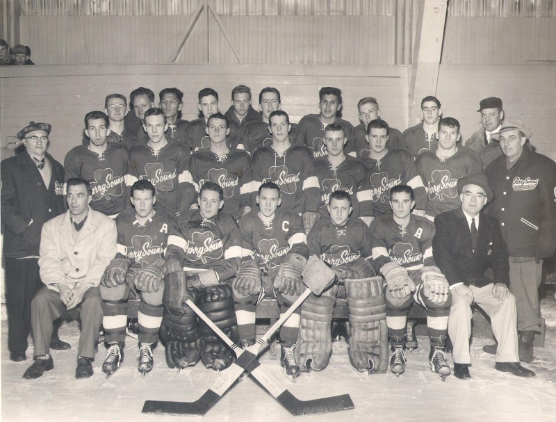 Bobby Orr Hall of Fame inductee the 1956-57 Junior 'C' Shamrocks.